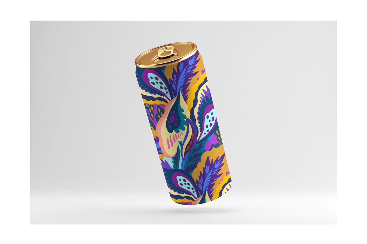 Psychedelic seamless patterns, a Pattern Graphic by Robusta (Photo 6 of 6)