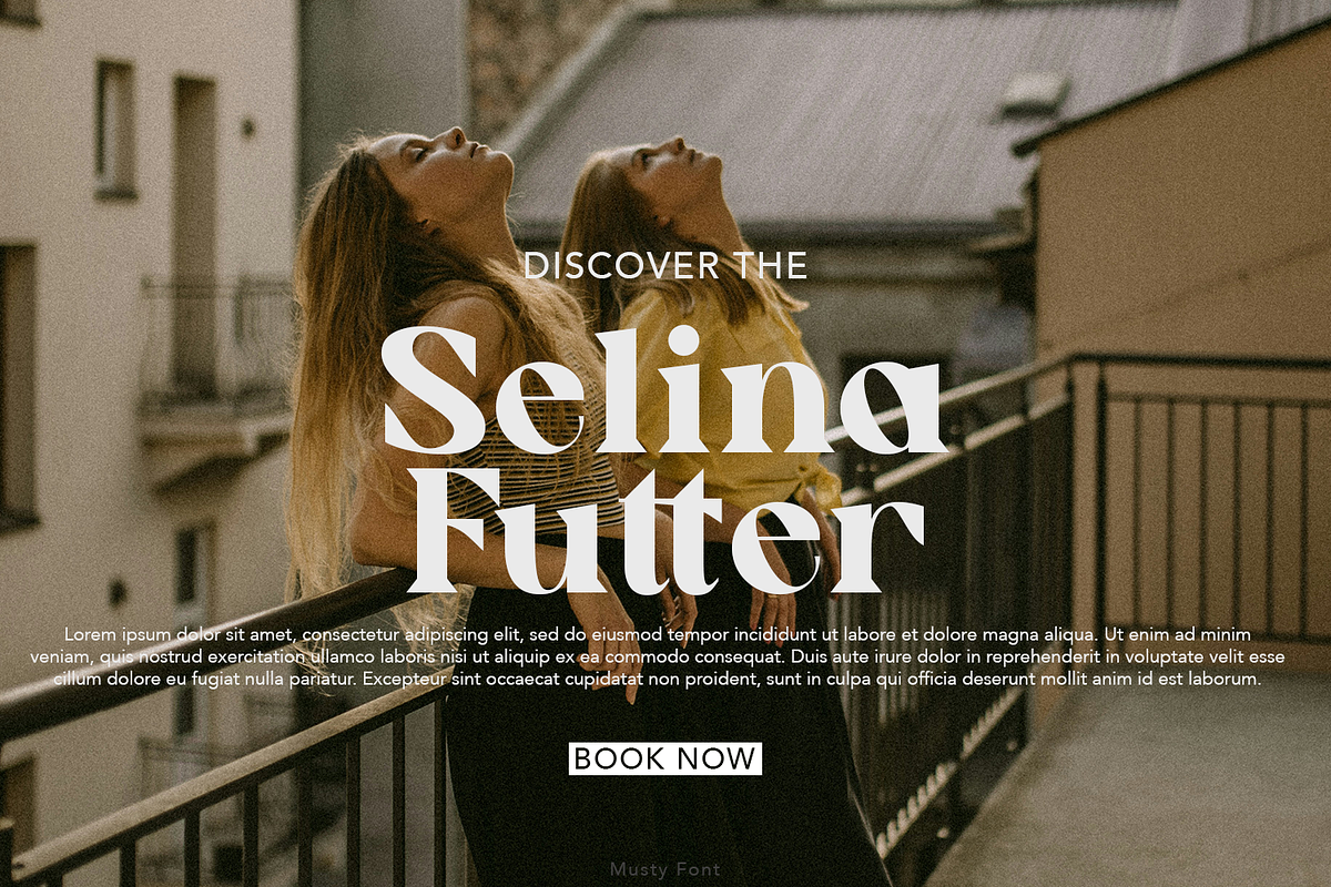Musty Classic Font, a Serif Font by madeDeduk (Photo 4 of 10)