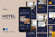 Hotel Instagram Story Template, a Social Media Template by FDR Studio (Thumbnail 1 of 4)