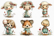 Whimsical Easter Gingham Clipart, an Illustration by Craft Nest (Thumbnail 3 of 11)
