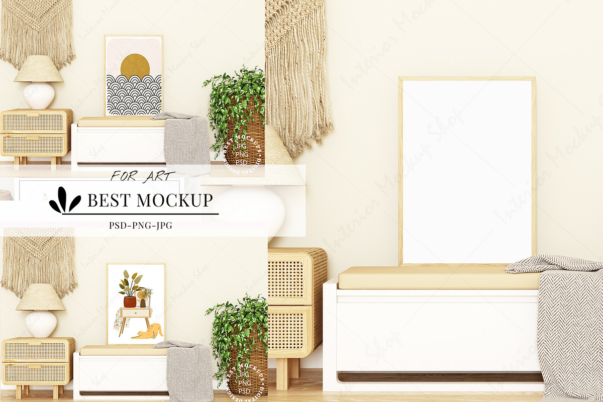 Art Print Mockup Interior, a Print Template by Mockup Shop (Photo 1 of 4)