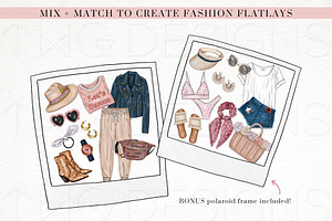 Fashion Items Clip Art Bundle