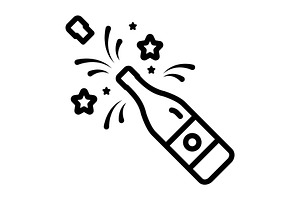 Enjoying delight black icon, an Outline Icon by Creative priyanka