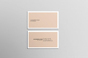 Simple Minimal Business Card, a Business Card Template by Saman Osama (Thumbnail 2 of 6)