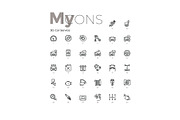 My Icons, an Outline Icon by Andrew Kras Design (Thumbnail 37 of 38)
