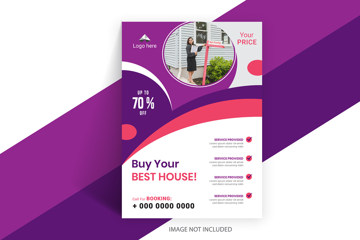 Buy your dream house agency flyer, a Flyer Template by hkmonir (Photo 1 of 3)
