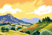 36 Italy-Themed Illustrations, a Background Graphic by h.utomo (Thumbnail 32 of 36)