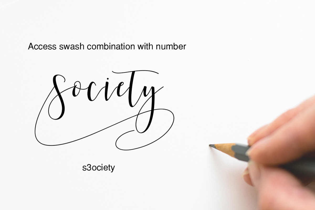 Society Calligraphy Modern preview 5