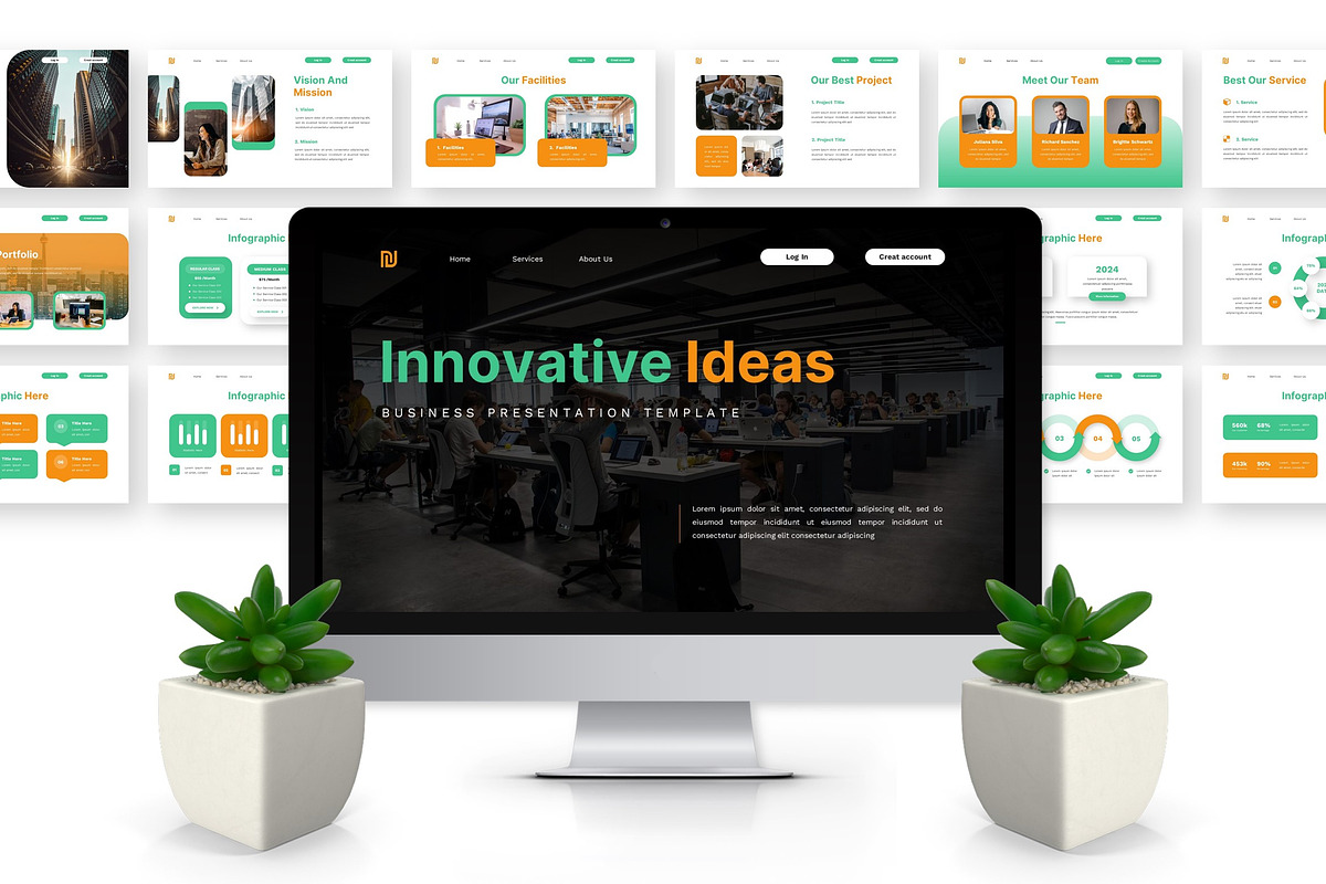 Innovative Ideas - Business Keynote, a Presentation Template by Deepslide Studio (Photo 5 of 6)