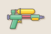 Water Gun, an Illustration by Sunbzy (Thumbnail 4 of 5)