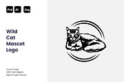 Wild Cat Mascot Logo, a Branding & Logo Template by Luxury Logos (Thumbnail 1 of 4)