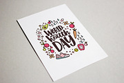 World Health Day lettering, a Food Illustration by Good Studio (Thumbnail 3 of 3)