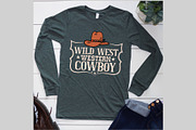 Western Cowboy Shirt Design, a Graphic by Vector Portal (Thumbnail 2 of 5)