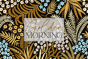 GOLDEN MORNING Pattern