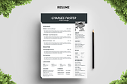 Sharply Resume Template, a Resume Template by Big Zone Studio (Thumbnail 3 of 4)