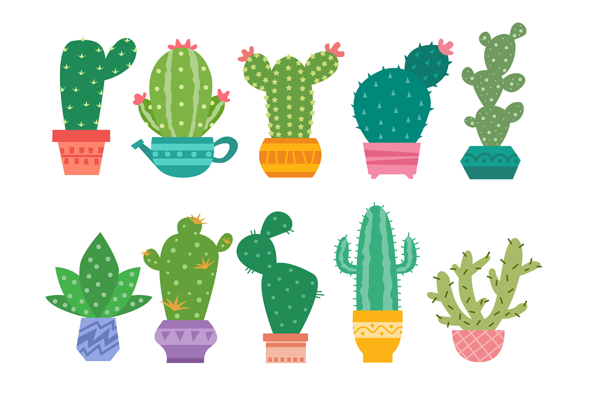 50 Playful Cactus Illustrations, a Graphic by judayartworks (Photo 5 of 6)