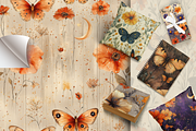 Butterfly's Garden Seamless Patterns, a Pattern Graphic by Curve Design (Thumbnail 6 of 12)