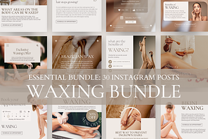 Waxing Instagram Templates