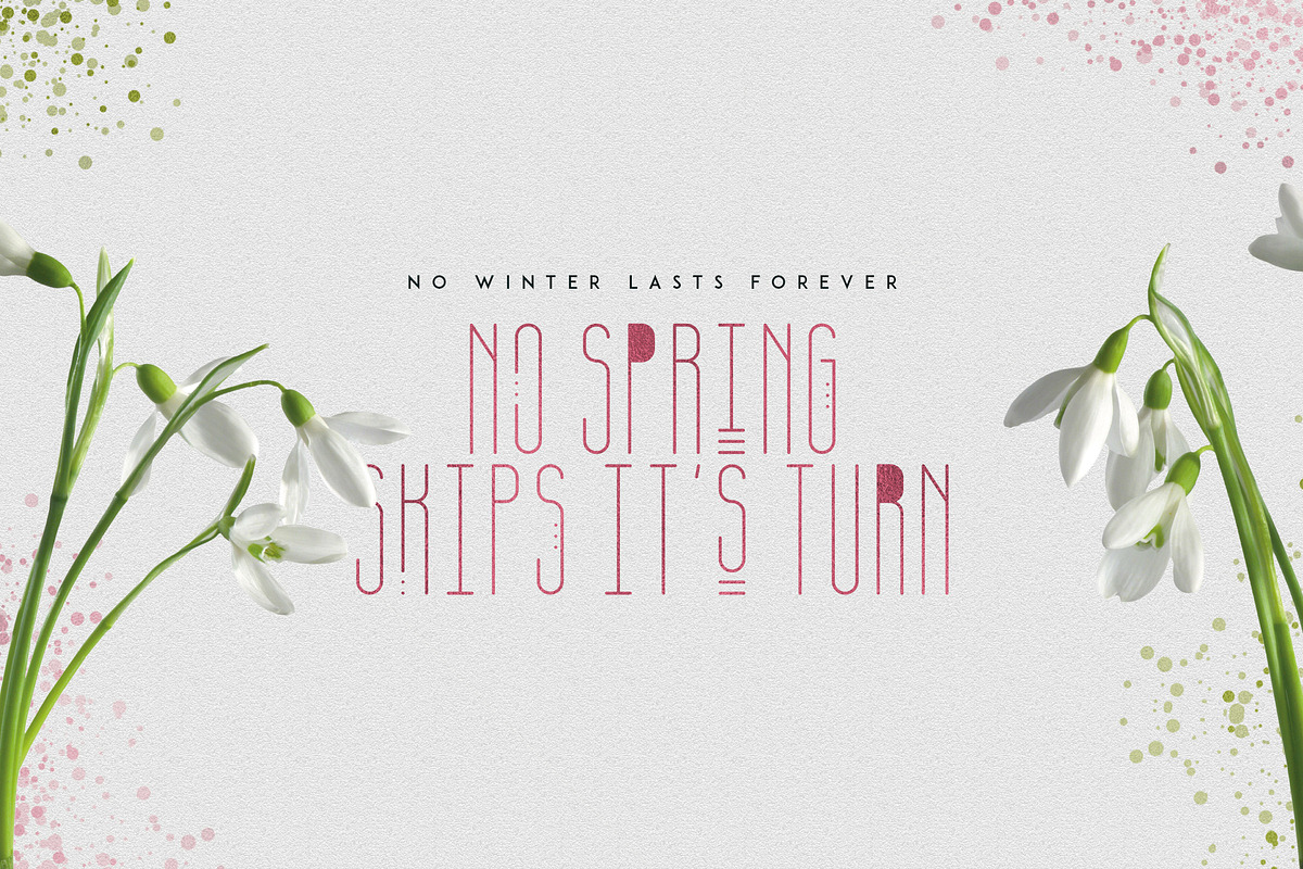 [Spring Vibes] April Display Font, a Sans Serif Font by VP Fonts (Photo 4 of 11)
