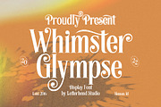 Whimster Glimpse - Display Font, a Font by Letterhend Studio (Thumbnail 1 of 7)
