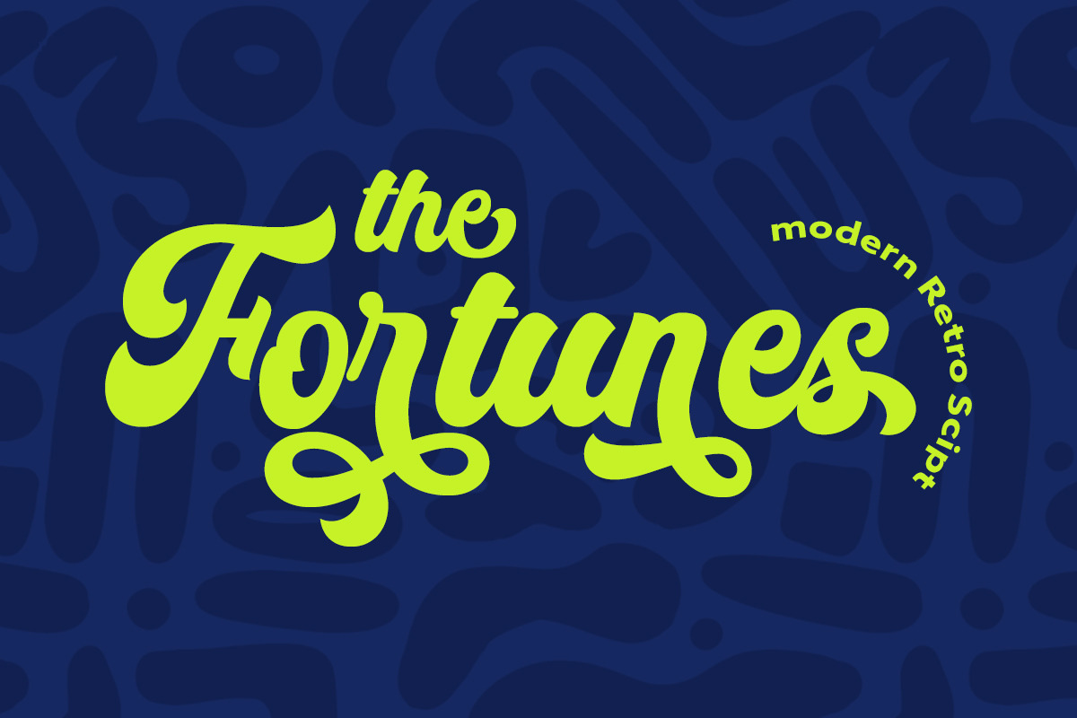 Fairytale Groovy Retro Font, a Script Font by Muntab_Art (Photo 3 of 10)