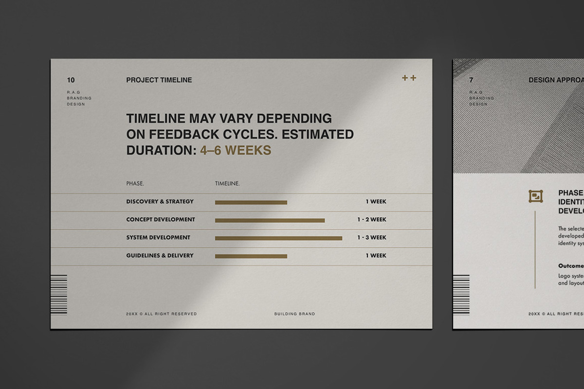 Minimalist Brand Identity Proposal, a Brochure Template by broluthfi (Photo 5 of 9)