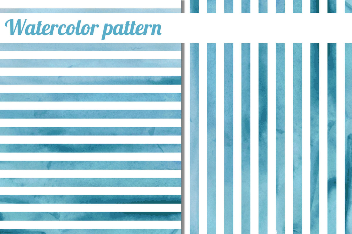Watercolor Pattern, Lines, Circles preview 4
