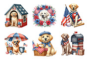4th of July Dog PNG Bundle, an Illustration by Daily.Designs (Thumbnail 4 of 5)