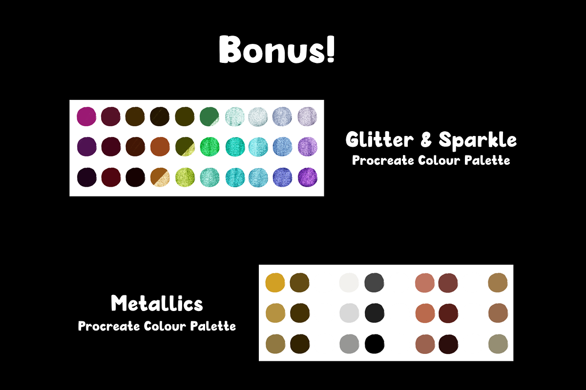 Glitter & Sparkle 2.0 for Procreate, a Brush Add-On by Design av MAD (Photo 8 of 10)