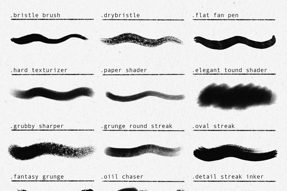 46 Portrait Brushes For Procreate, a Brush Add-On by BrushArchive (Photo 9 of 10)