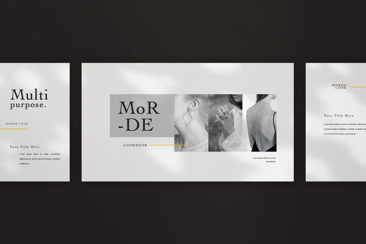 MoRDE - Stylist Minimal Google Slide, a Presentation Template by ...