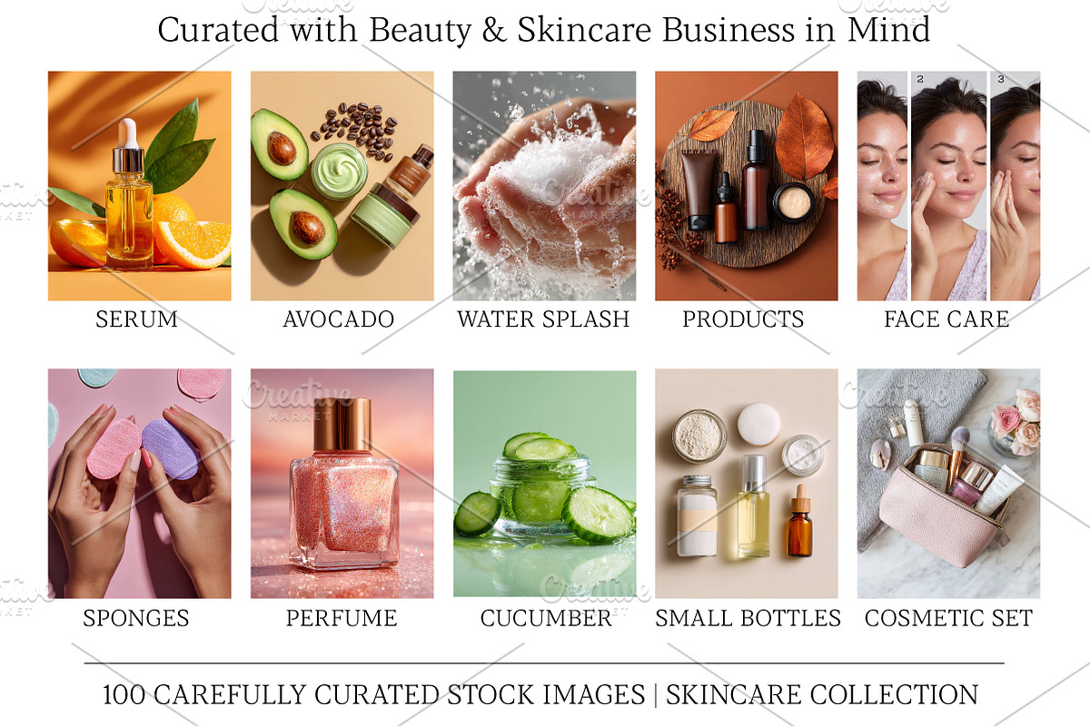 100 Skincare Stock Images, a Beauty & Fashion Photo by Pixels.Craft (Photo 3 of 8)