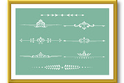 Vintage set. Floral elements for, an Object Illustration by RODINA (Thumbnail 2 of 3)