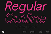 Ravio Pixel, a Sans Serif Font by Craft Supply Co. (Thumbnail 4 of 8)
