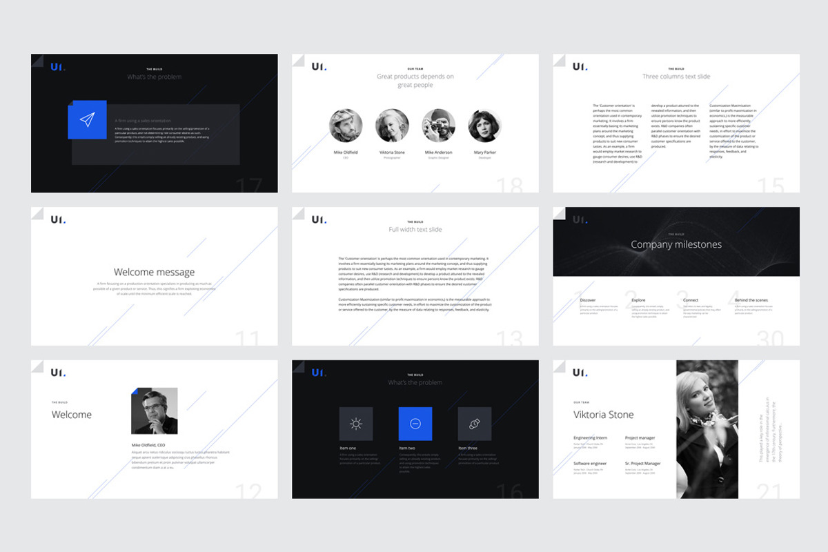 BUILD Keynote Presentation Template, a Presentation Template by Rework (Photo 6 of 16)