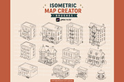Procreate Isometric Map Creator, a Brush Add-On by PDknyStudio (Thumbnail 3 of 9)