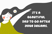 Flowering | Bubbly font, a Sans Serif Font by JuliaVolkova (Thumbnail 3 of 8)