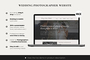 Wix Wedding & Photography Website, a Wix Template by Sky Dore Design (Thumbnail 6 of 11)