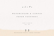 Watercolor Fine Art Paper & Canvas, a Texture Graphic by Liquid Amethyst Art (Thumbnail 1 of 9)