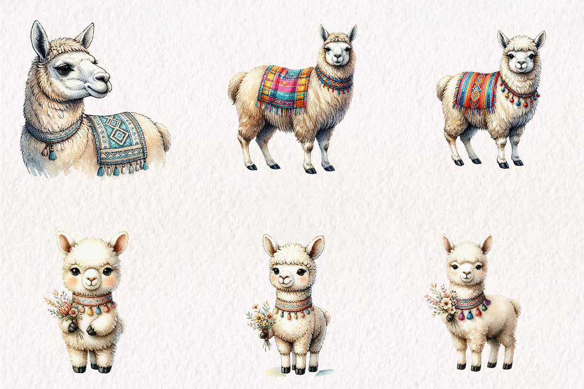 No Drama Llamas Graphics Collection, a Seasonal Illustration by CreationArt (Photo 3 of 7)
