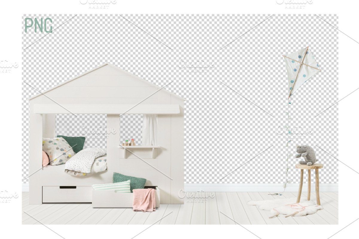 Kids Room Wall/Frame Mock Up 17, a Print Template by Whimsicality (Photo 6 of 6)