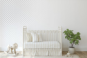 MODERN FARMHOUSE NURSERY mockups, a Poster Template by MyHomeMockups (Thumbnail 9 of 12)