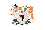 Fantasy books concepts set, a Person Illustration by PaperTrident (Thumbnail 3 of 9)