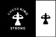 Strong King Chess Logo, a Branding & Logo Template by Atlantis X Nurman Arbai (Thumbnail 2 of 2)