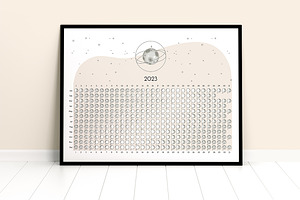 Moon Calendar 2023 Classic