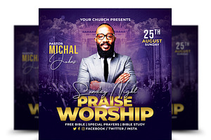Church Flyer, a Flyer Template by AfzaalGraphics