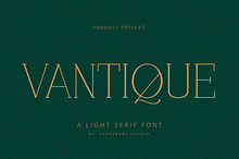 Vantique - Serif Font
