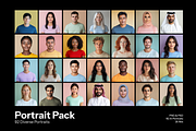 Realistic Diverse Portraits Pack, a Graphic by neueworld (Thumbnail 2 of 6)