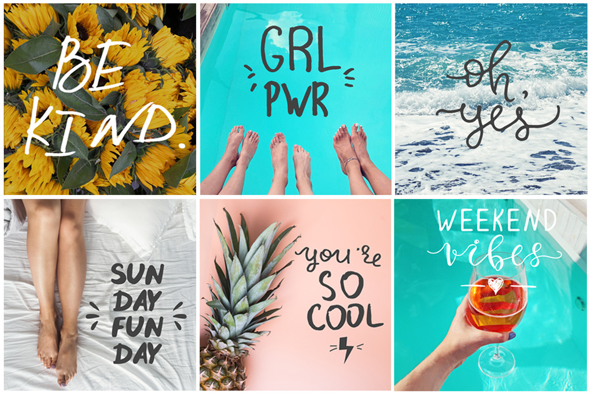 Inspirational quotes overlays, a Graphic by Imageblend