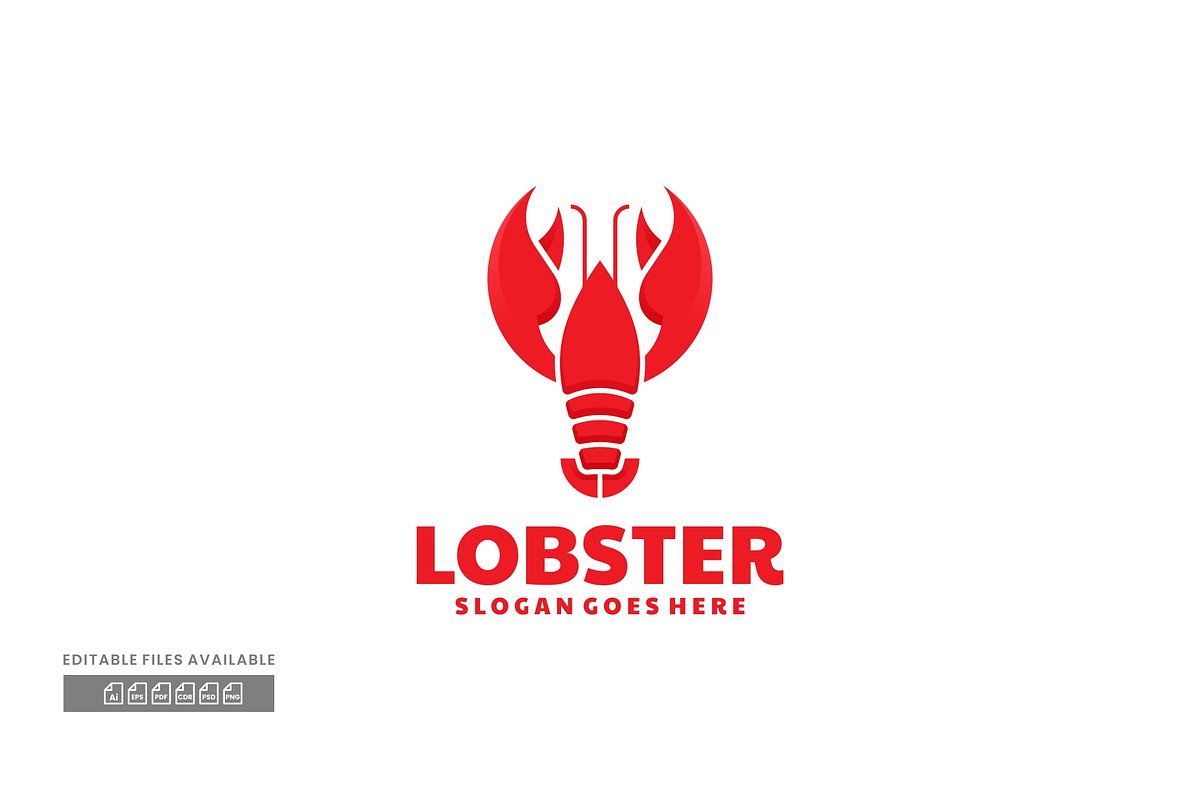 Lobster Simple Mascot Logo, a Branding & Logo Template by ivan_artnivora